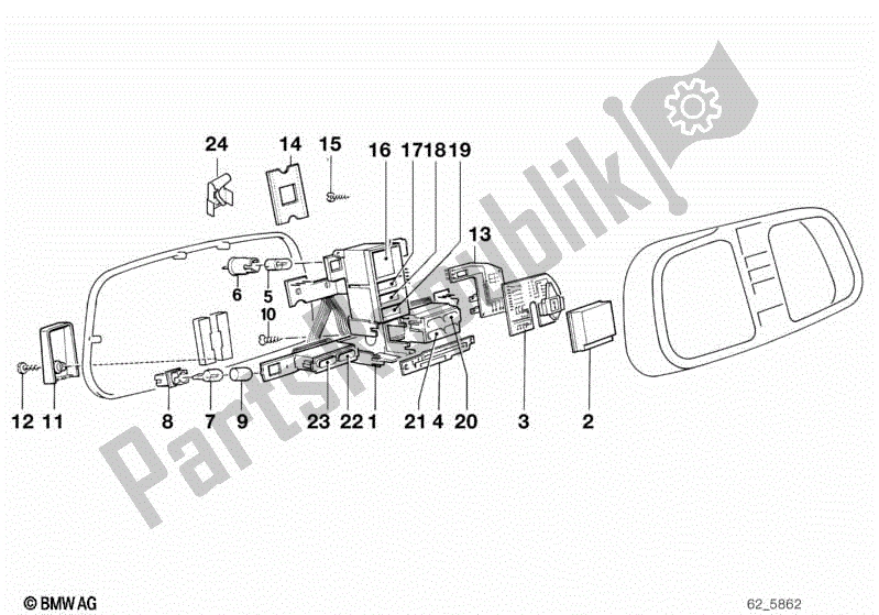 Todas las partes para Instrumentos Combinados-componentes Individuales de BMW K 75 RT 750 1989 - 1995