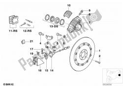 freno ruota posteriore, abs