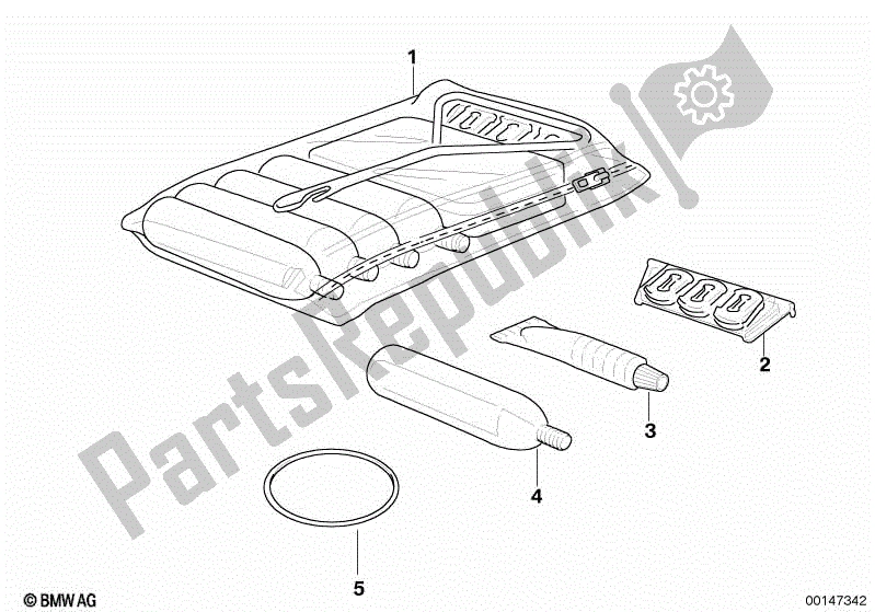 Todas las partes para Paquete De Reparación de BMW K 75 RT 750 1989 - 1995