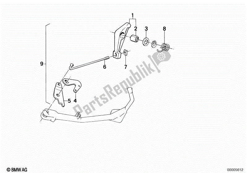 Todas las partes para Costado de BMW K 75 RT 750 1989 - 1995