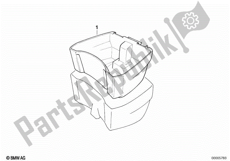 Todas las partes para Alfombra De La Caja Superior de BMW K 75 RT 750 1989 - 1995