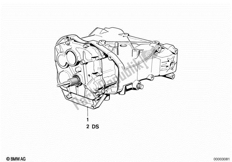 Todas las partes para Transmisión De 5 Velocidades de BMW K 75S 750 1986 - 1995