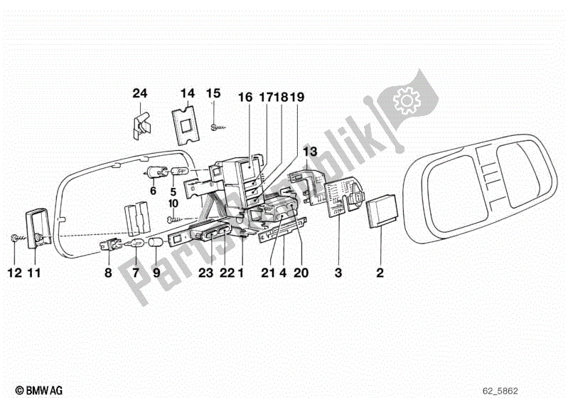Todas las partes para Instrumentos Combinados-componentes Individuales de BMW K 75S 750 1986 - 1995