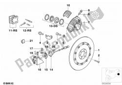 freno ruota posteriore, abs