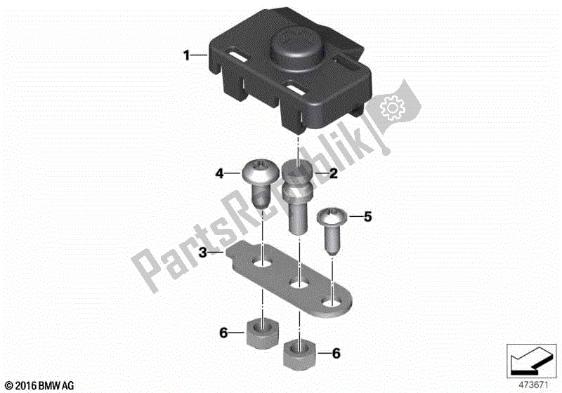 Todas las partes para Base B de BMW R Nine T K 21 2013 - 2016