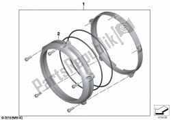 Headlamp cover panel Machined