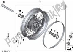 Spoke wheel front