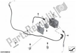 Bowden cable/cable distributor