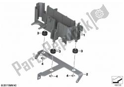 Bracket, control unit