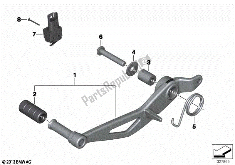 Todas las partes para Pedal De Freno de BMW R Nine T K 21 2016 - 2021