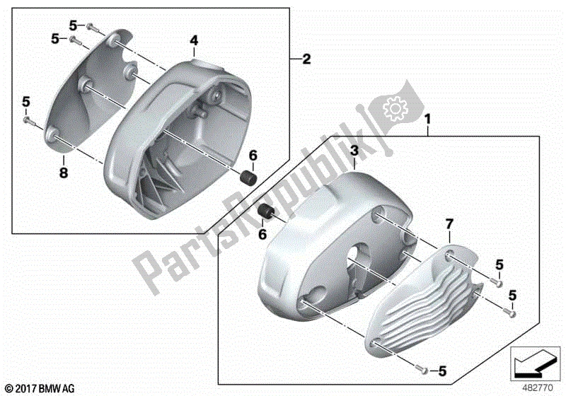 Wszystkie części do Os? Ona G? Owicy Cylindra ? 2v? BMW R Nine T K 21 2016 - 2021