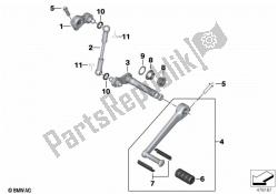 External gearshift parts/Shift lever