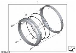 Headlamp cover panel Machined