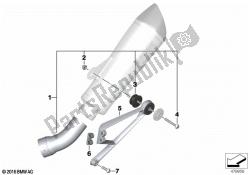 Mounted parts, sport muffler, lower