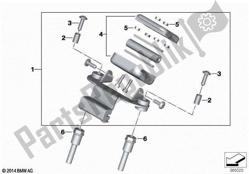 Todas las partes para Piezas De Montaje, Navegador Bmw de BMW R Nine T K 21 2016 - 2021