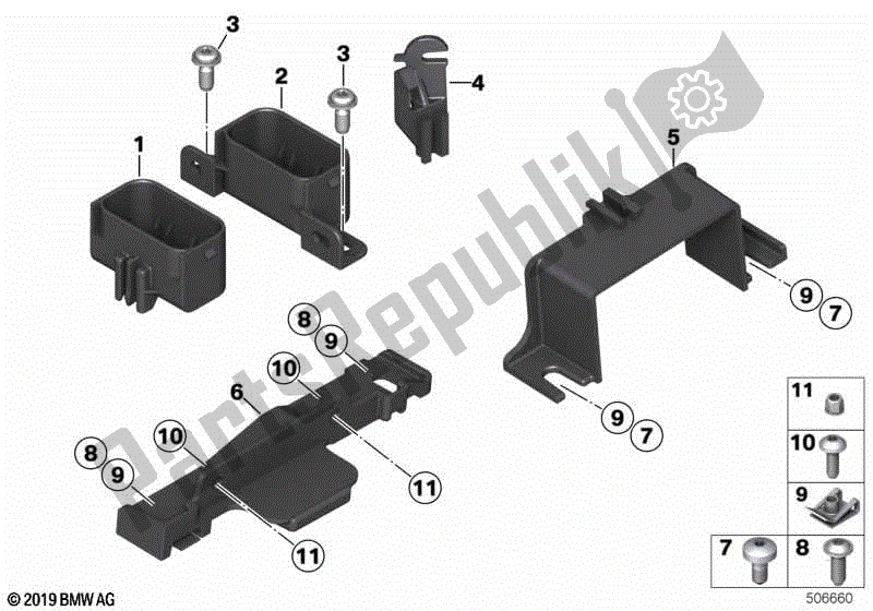 Todas las partes para Tapón Obd de BMW R Nine T K 21 2016 - 2021