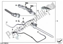 Set handlebar half adjust.w.fork bridge