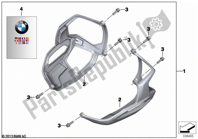 Todas las partes para Protector De Tapa De Válvula, Plástico de BMW R Nine T K 21 2016 - 2021