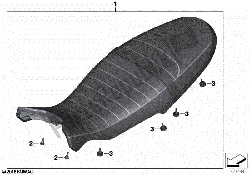 Todas las partes para Banqueta de BMW R Nine T Pure K 22 2016 - 2021