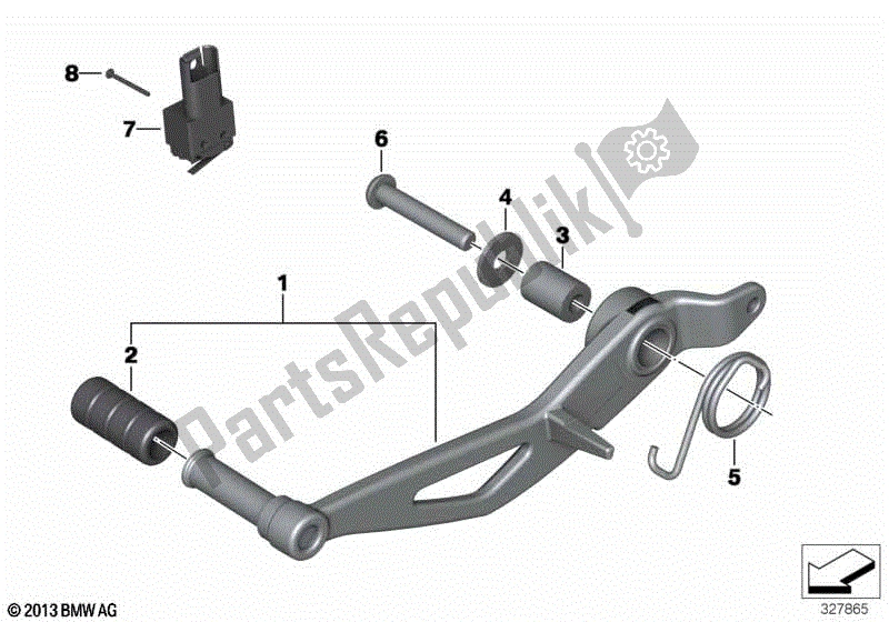 Todas las partes para Pedal De Freno de BMW R Nine T Pure K 22 2016 - 2021