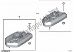Cover panel for clutch fluid reservoir