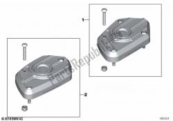 Cover pan.f.brake fluid reservoir front