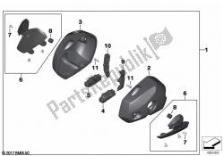 Cylinder head cover carbon