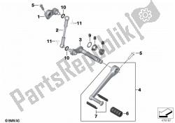 External gearshift parts/Shift lever