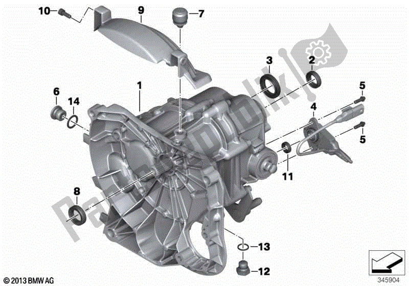 Todas las partes para Transmisión Manual de BMW R Nine T Pure K 22 2016 - 2021