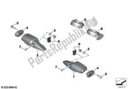 soporte para bombillas de intermitentes, delantero