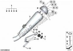 Muffler catalyst/attach.parts