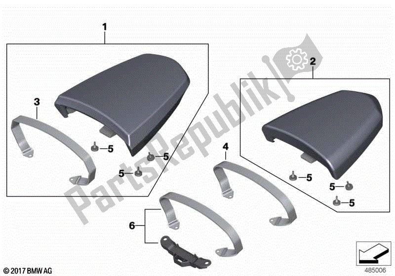 Todas las partes para Asiento Del Acompañante de BMW R Nine T Pure K 22 2016 - 2021