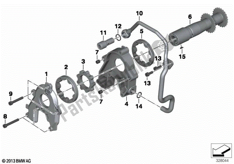 Todas las partes para Piezas Individuales Para Bomba De Aceite de BMW R Nine T Pure K 22 2016 - 2021