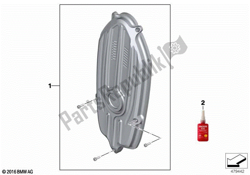 Todas las partes para Panel De La Cubierta De La Correa Mecanizado de BMW R Nine T Racer K 32 2016 - 2021