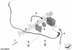 Bowden cable/cable distributor