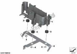 Bracket, control unit