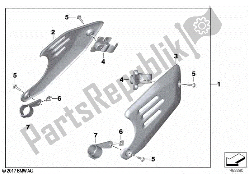 Todas las partes para Tapa Para Silenciador De Admisión de BMW R Nine T Racer K 32 2016 - 2021