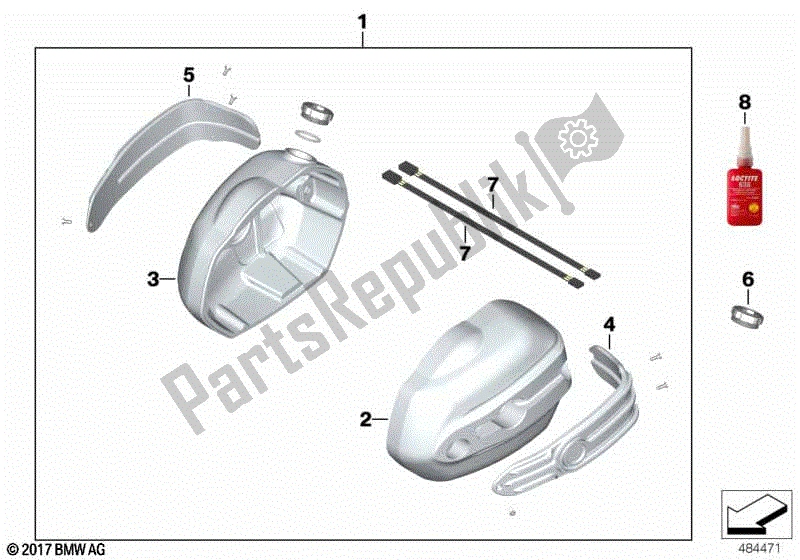 Todas las partes para Tapas De Culata Mecanizadas de BMW R Nine T Racer K 32 2016 - 2021