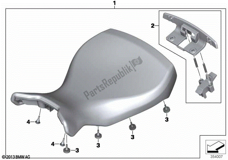 Todas las partes para Asiento Del Conductor 'personalizado' de BMW R Nine T Racer K 32 2016 - 2021