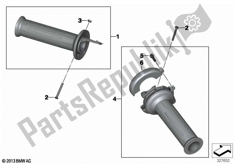 Todas las partes para Puños Del Manillar de BMW R Nine T Racer K 32 2016 - 2021