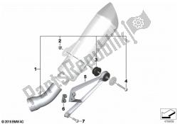 Mounted parts, sport muffler, lower