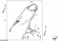 Passenger seat frame