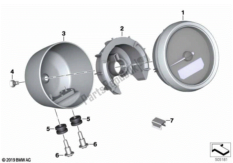 Todas las partes para Cuentarrevoluciones de BMW R Nine T Racer K 32 2016 - 2021