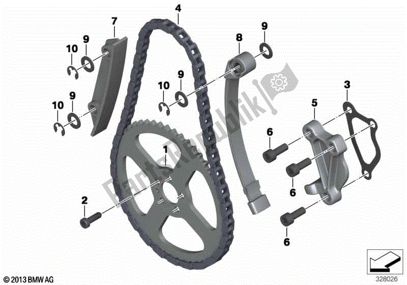 Todas las partes para Cadena De Distribución / Tensor De Cadena / Riel Deslizante de BMW R Nine T Racer K 32 2016 - 2021