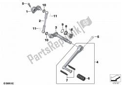 External gearshift parts/Shift lever