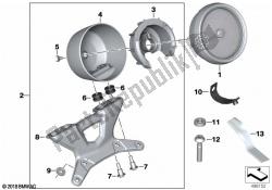 sensor de velocidad de rotación cromado