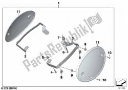 Starting number plate