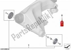 Swinging-fork bearing cover Machined