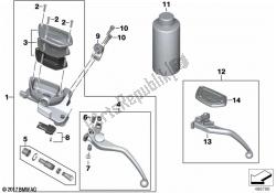 conjunto de controle de embreagem