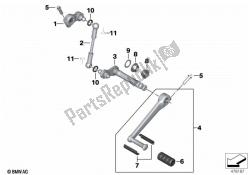 External gearshift parts/Shift lever